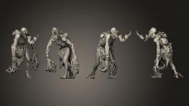 Military figurines Bloodfiends Base 002 3d model
