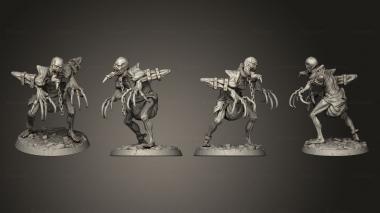 Military figurines Bloodfiends Base 003 3d model