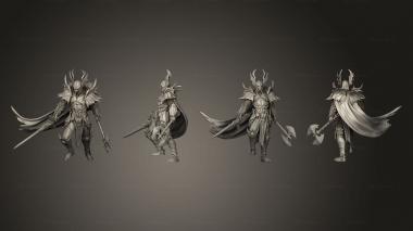 Military figurines Bloodknight General Challenge 3d model