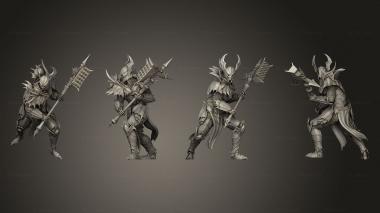 Military figurines Bloodknight Hammer Guard Full 3d model