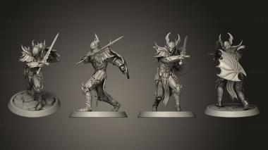 Military figurines Bloodknight Sword Windup 01 3d model