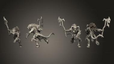 Military figurines Bloodletter 7 3d model