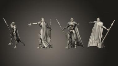 Military figurines Bodyguard Droids leader cloak 1 3d model