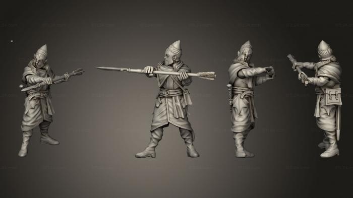 Military figurines (Bolt Throwers Crew 1, STKW_3537) 3D models for cnc