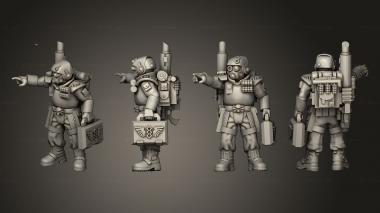 Military figurines bolter 012 3d model