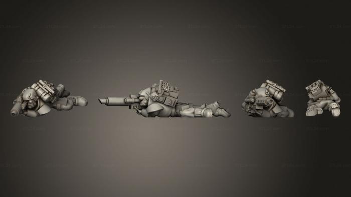 Military figurines (bolter 015, STKW_3554) 3D models for cnc