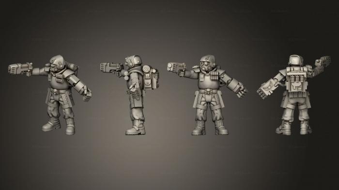 Military figurines (bolter 019, STKW_3558) 3D models for cnc