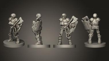 Military figurines Bone Construct Spider 008 3d model