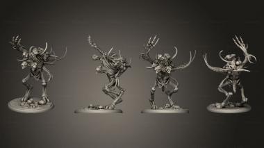 Military figurines Bone Golem Magic Large 3d model