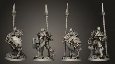 Military figurines bone soldiers 3d model