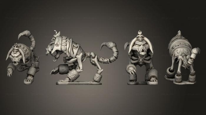 Military figurines (Bone Sphynx battle sphynx ep bshinx, STKW_3592) 3D models for cnc