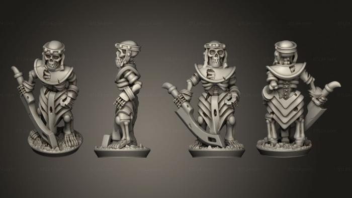Military figurines (Bone Thrower crew 01, STKW_3593) 3D models for cnc
