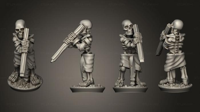 Military figurines (Bone Thrower crew 05, STKW_3597) 3D models for cnc