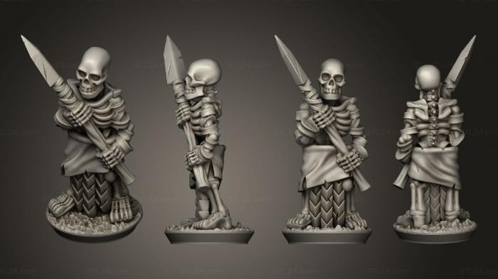 Military figurines (Bone Thrower crew 06, STKW_3598) 3D models for cnc