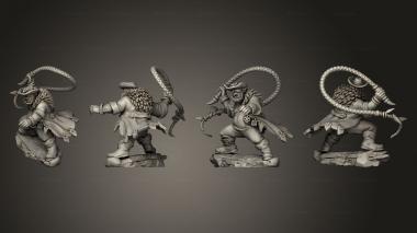 Military figurines Boogers Slaver US 3d model