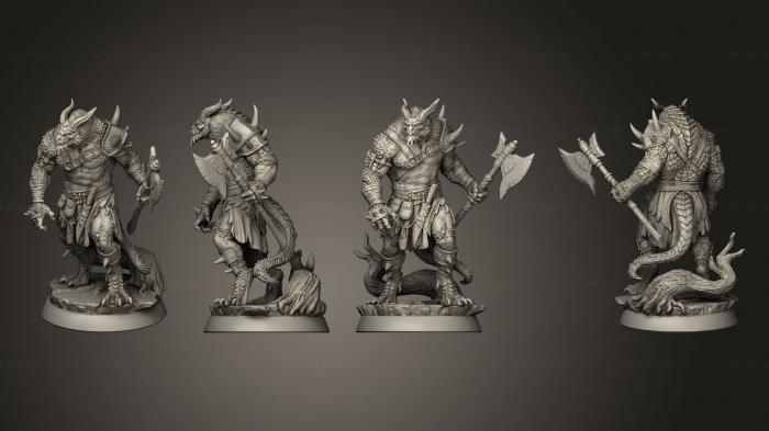 Military figurines (Borr Forestfell, STKW_3611) 3D models for cnc