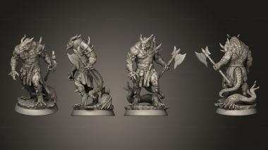 Military figurines Borr Forestfell 3d model