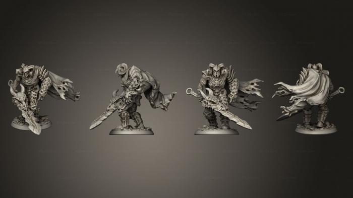 Military figurines (Boss Cursed Dragon Knight, STKW_3615) 3D models for cnc
