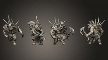 Military figurines Boss Minotaur 3d model