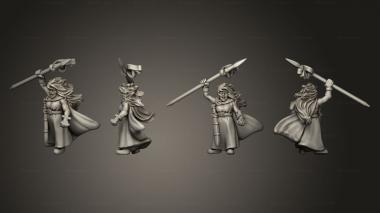 Military figurines BOUDICA ON FOOT 3d model