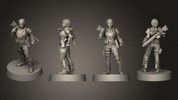 Military figurines (Bounty H 1 with base, STKW_3633) 3D models for cnc
