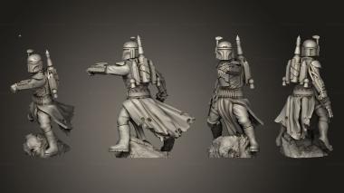 Military figurines Bounty Hunting Hermit 01 3d model