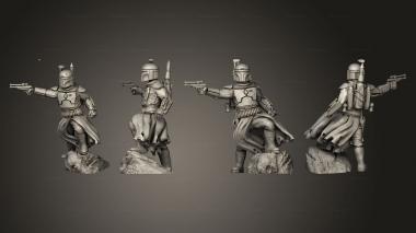 Military figurines Bounty Hunting Hermit 02 3d model