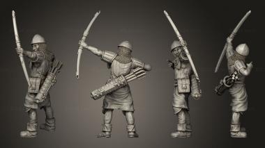 Military figurines Bowman 9 2 3d model