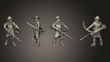 Military figurines Bowman 3d model