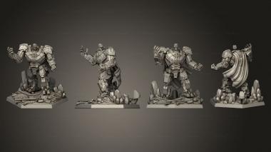 Military figurines Brain Overlord 3d model