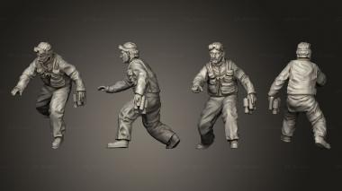 Military figurines Brave Defector 3d model