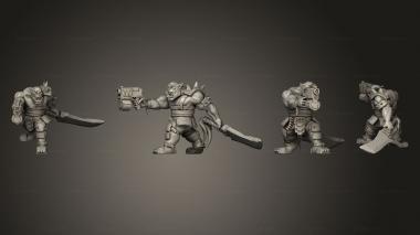 Military figurines BRAWLA BOYS 2 3d model