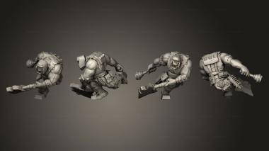 Military figurines BRAWLA BOYS 4 3d model