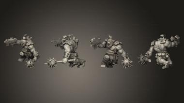 Military figurines BRAWLA BOYS 5 3d model