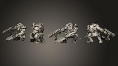 Military figurines BRAWLA BOYS 6 3d model