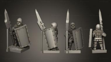 Military figurines Bretonnia Ma A Individuals 2 3d model
