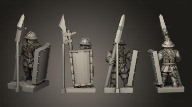 Military figurines Bretonnia Ma A Individuals 3 3d model