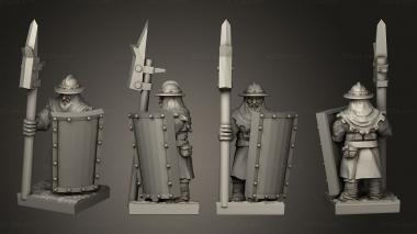 Military figurines Bretonnia Ma A Individuals 5 3d model