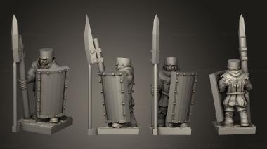 Military figurines Bretonnia Ma A Individuals 6 3d model