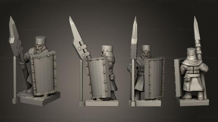 Military figurines (Bretonnia Ma A Individuals 7, STKW_3671) 3D models for cnc