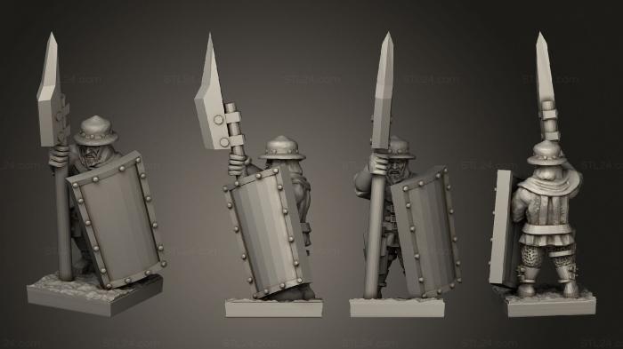 Military figurines (Bretonnia Ma A Individuals 8, STKW_3672) 3D models for cnc