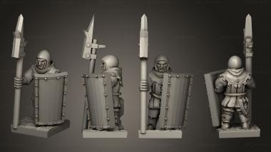 Military figurines Bretonnia Ma A Individuals 9 3d model