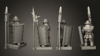 Military figurines Bretonnia Ma A Individuals 12 3d model