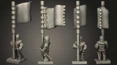 Military figurines Bretonnia Ma A Individuals Banner 1 3d model