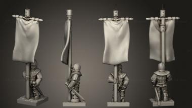 Military figurines Bretonnia Ma A Individuals Banner 2 3d model
