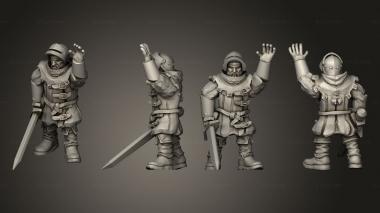 Military figurines Bretonnia Ma A Individuals Captain 2 3d model