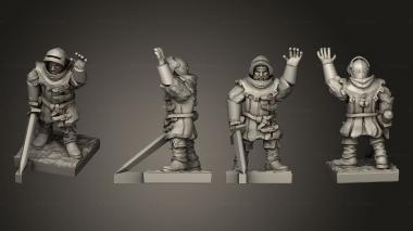 Military figurines Bretonnia Ma A Individuals Captain  2 3d model