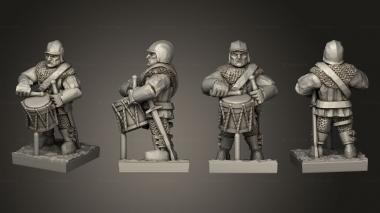 Military figurines Bretonnia Ma A Individuals Drummer 1 3d model