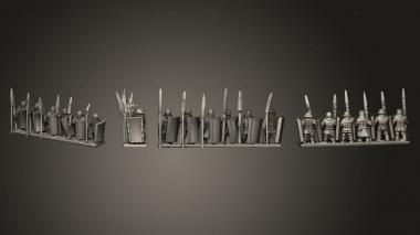 Military figurines Bretonnia Ma A Strip 1 3d model