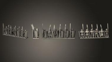 Military figurines Bretonnia Ma A Strip 2 3d model